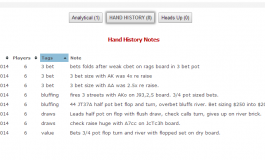 Как составлять нотсы в покере