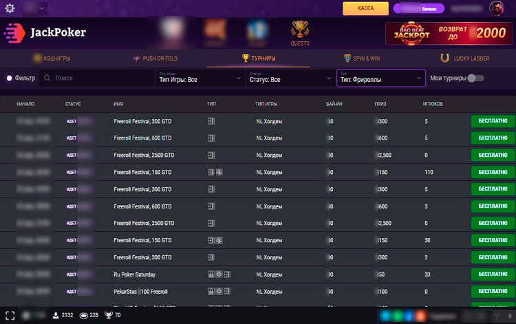 МТТ без взносов