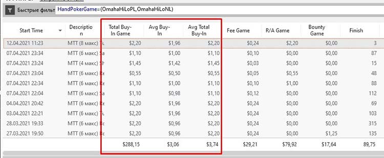 Интерфейс программы Холдем Менеджер 3