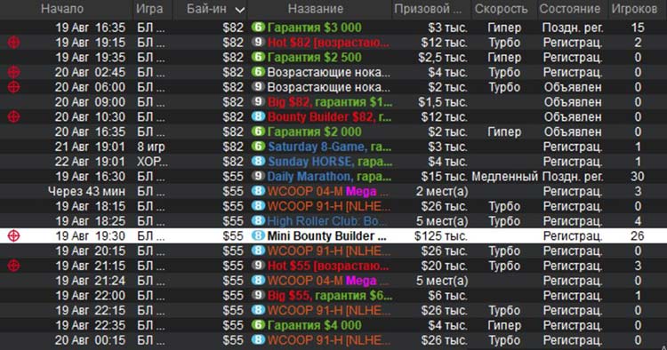 Сетка на старзах