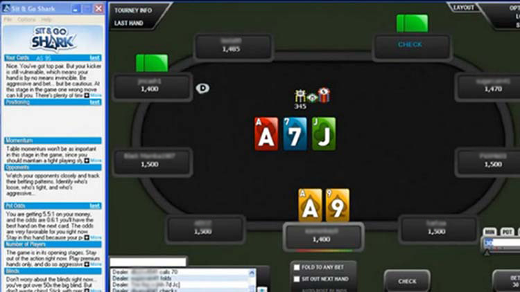 Программа Sit & Go Shark